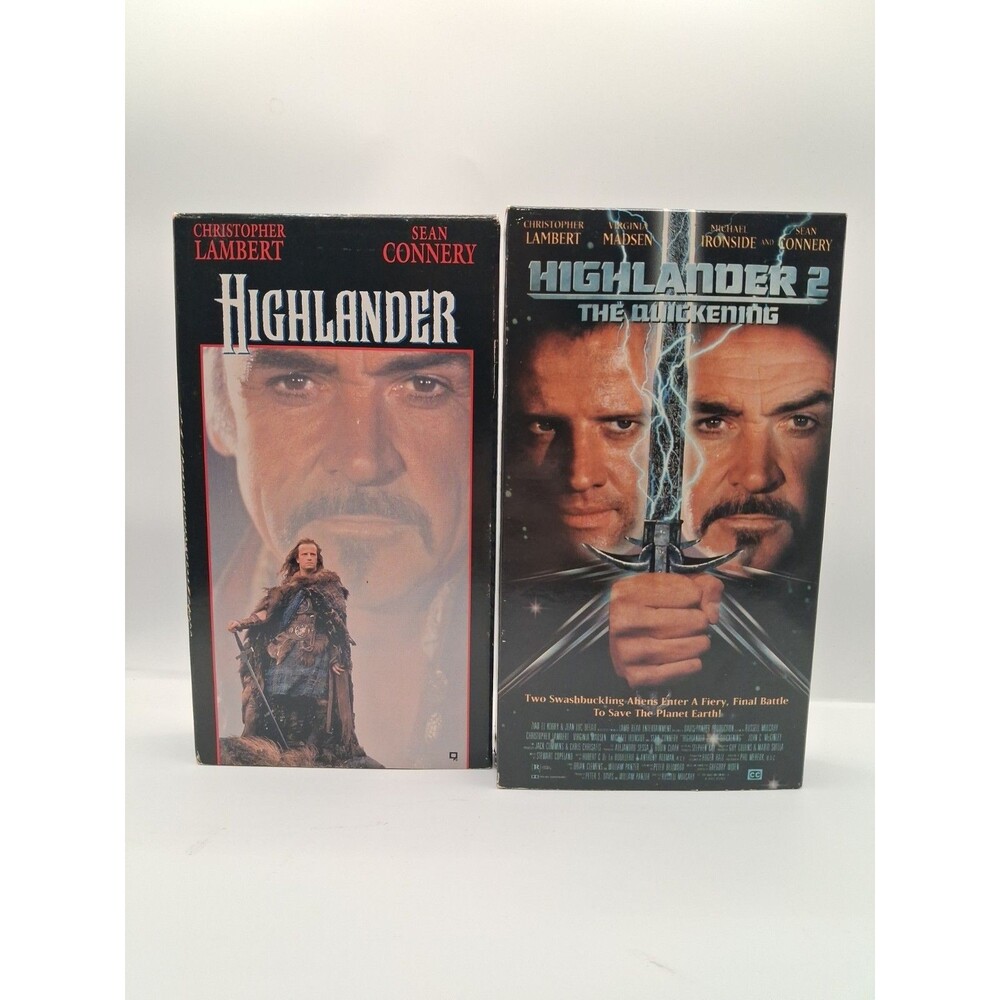 Highlander 1 & 2 (VHS)